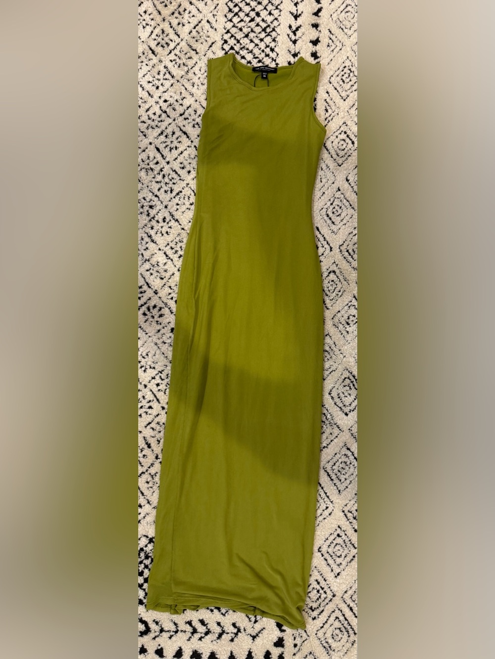 See You Monday Olive Green Maxi Skirt